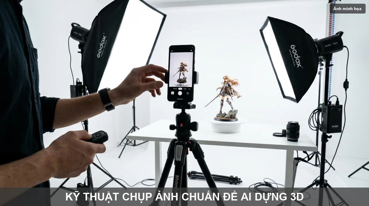 Chụp ảnh thế nào để AI dựng 3D ra đẹp: Hướng dẫn chi tiết