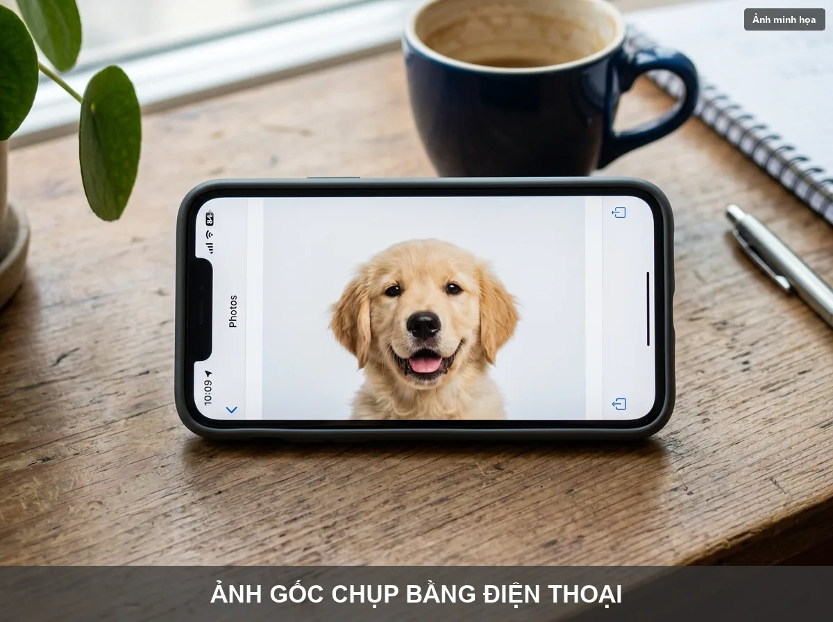 Ảnh gốc chụp bằng điện thoại